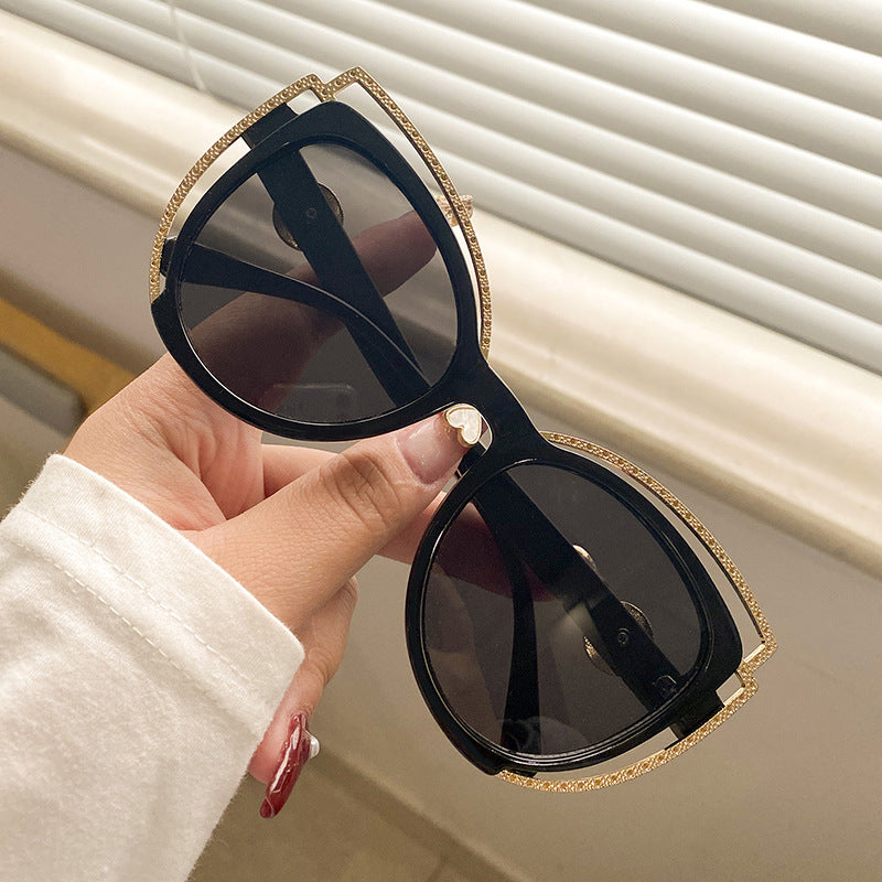 Women Cat-Eye Sunglasses with Sparkling Detail Kalsten