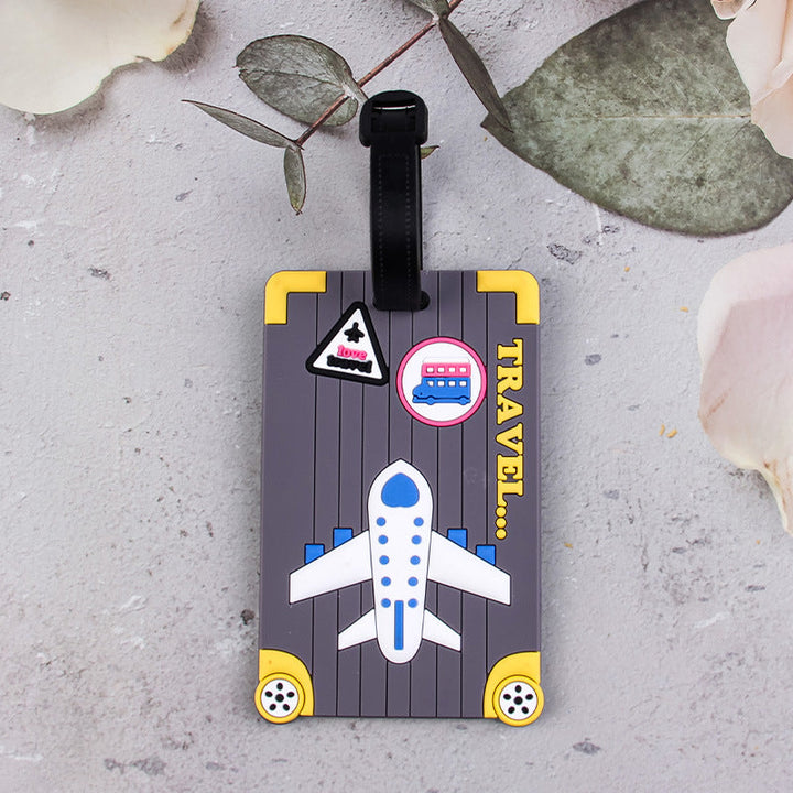 Fun Airplane-Themed Luggage Tag Kalsten