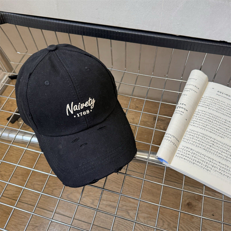Men's Distressed Cotton Baseball Hat Kalsten