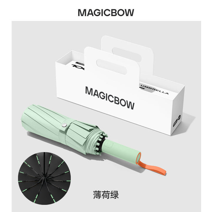 Ladies Automatic Folding Umbrella with Robust Design and Wind Resistance Kalsten