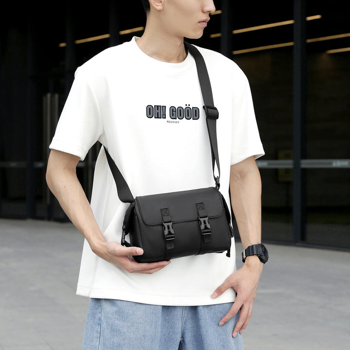 Modular Messenger Bag with Water-Repellent Material and Adjustable Shoulder Strap Kalsten