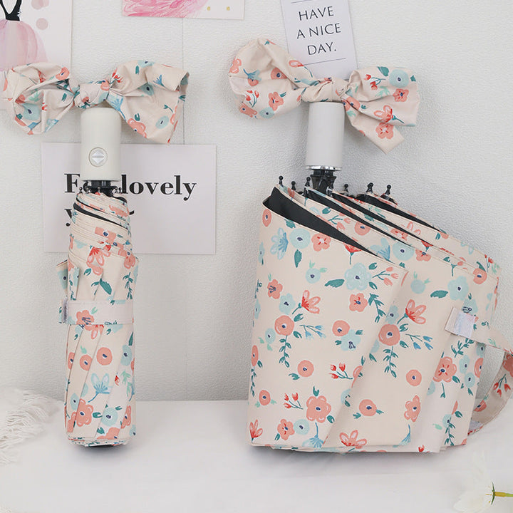 Ladies Automatic Umbrella with Colorful Floral Design Kalsten