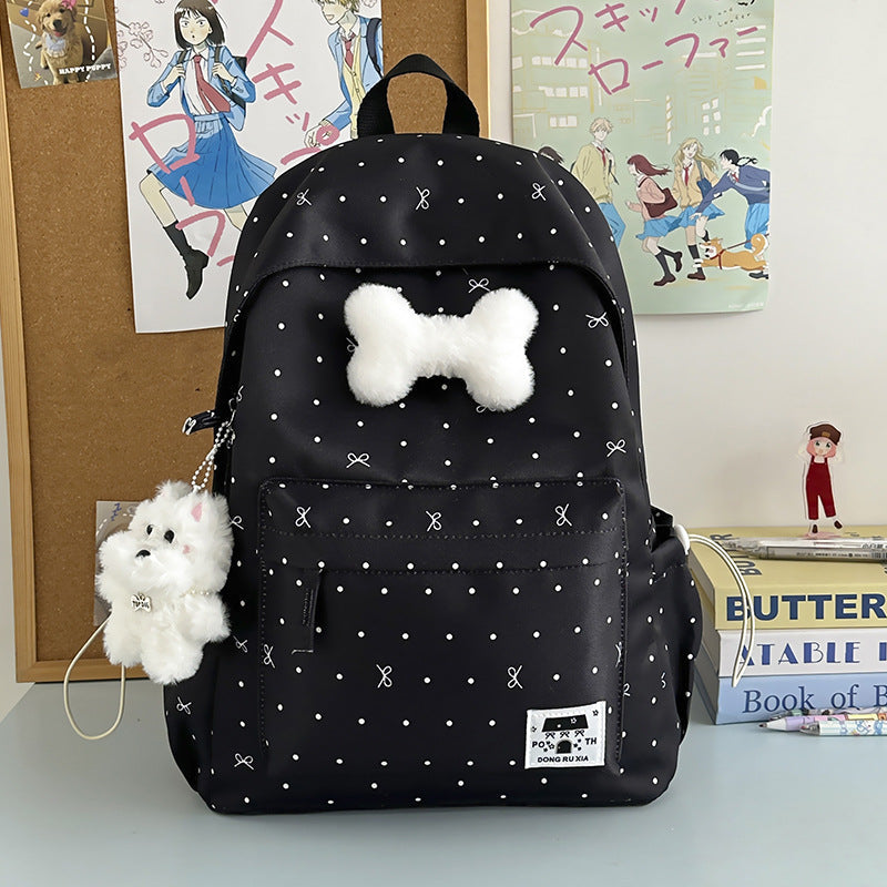 Cute Patterned Lightweight School Backpack