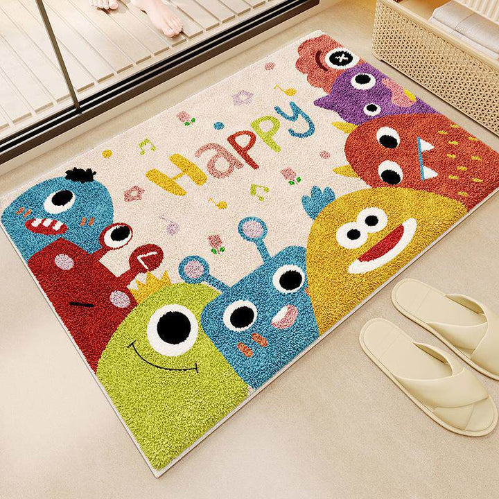 Fun Monster-Themed Bathroom Mat Kalsten