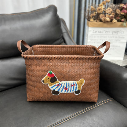 Woven storage basket Acalora