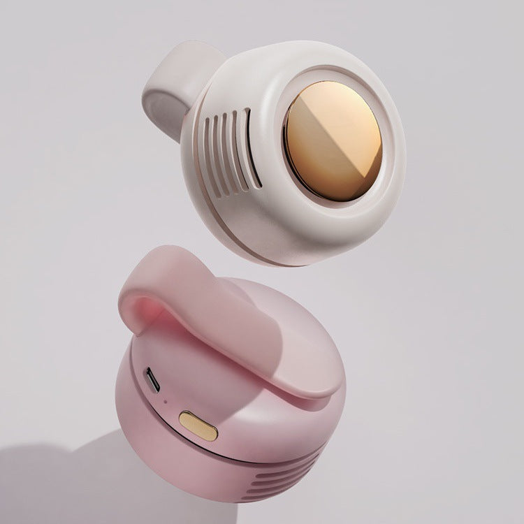 Cooling wearable clip-on personal neck cooling fan with full-rotation adjustable airflow Kalsten