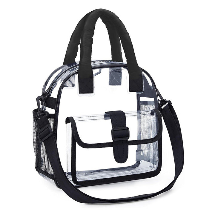 Transparent handbag with multitasking interior compartment Kalsten