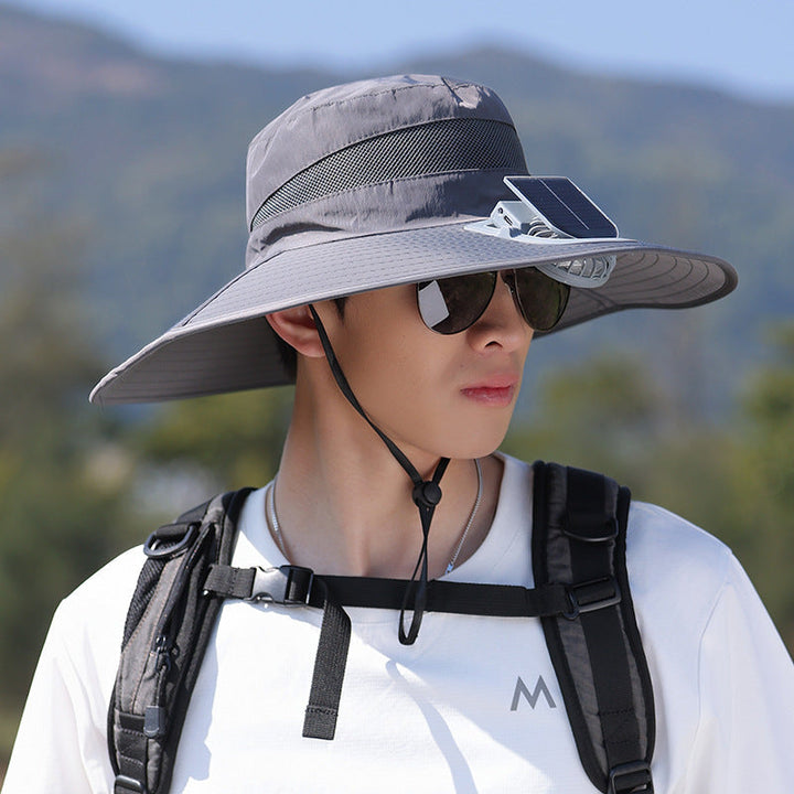 wide-brimmed outdoor sun hat with UV protection, breathable mesh, and adjustable chin strap Kalsten