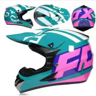 full-face motocross helmet with extended visor and reinforced chin guard Kalsten