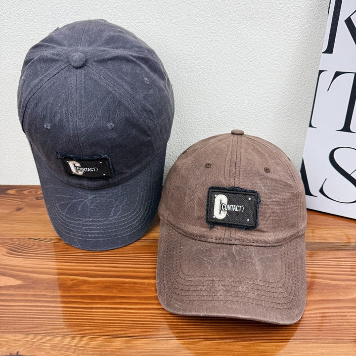 Men's Vintage-Inspired Distressed Cap Kalsten