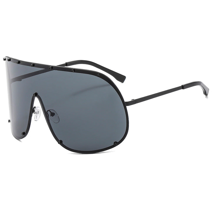 Women futuristic sunglasses with large frame and innovative design Kalsten