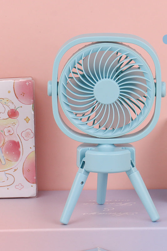 Ladies Portable Mini Fan with Foldable Tripod Kalsten