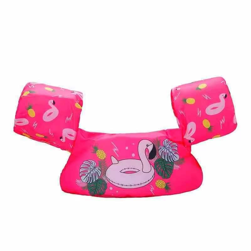 Women's Inflatable Swim Aid with Colorful Flamingo Design Kalsten
