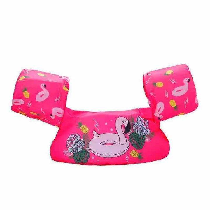 Women's Inflatable Swimming Aid with Colorful Flamingo Design Kalsten