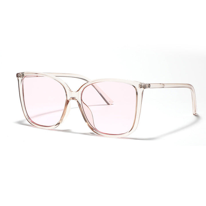 Ladies Cat-Eye Sunglasses with Luxurious Transparent Frame and UV Protection Kalsten