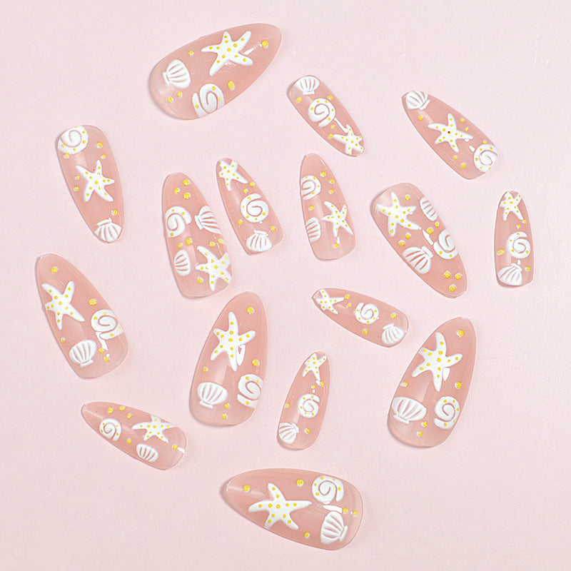 Coastal Themed Press-On Nails Kalsten
