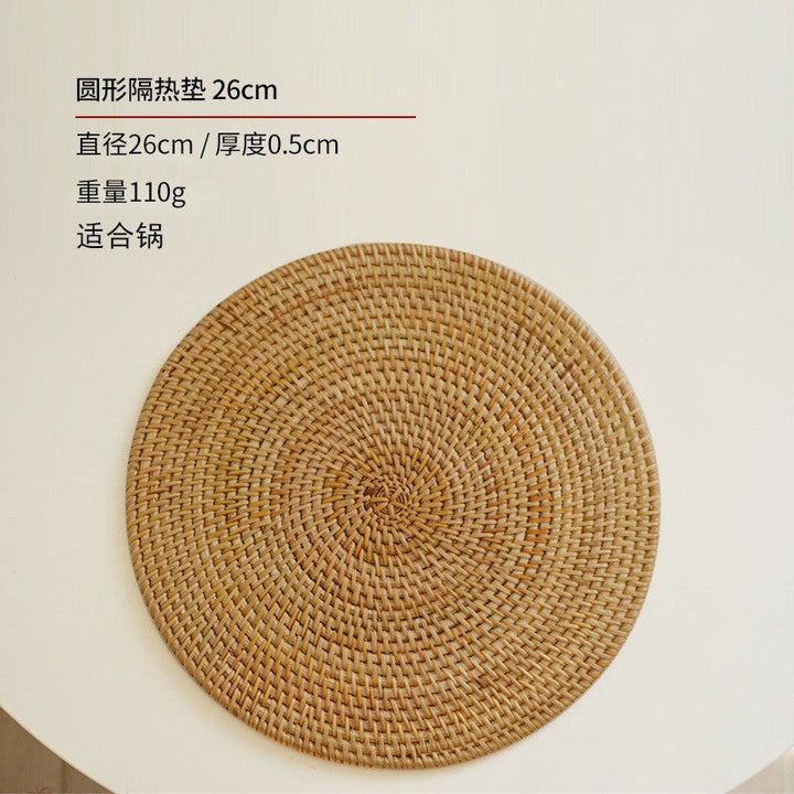 Ladies stylish handmade coaster from natural material Kalsten