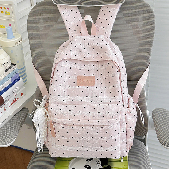 Chic Textured Mini School Backpack