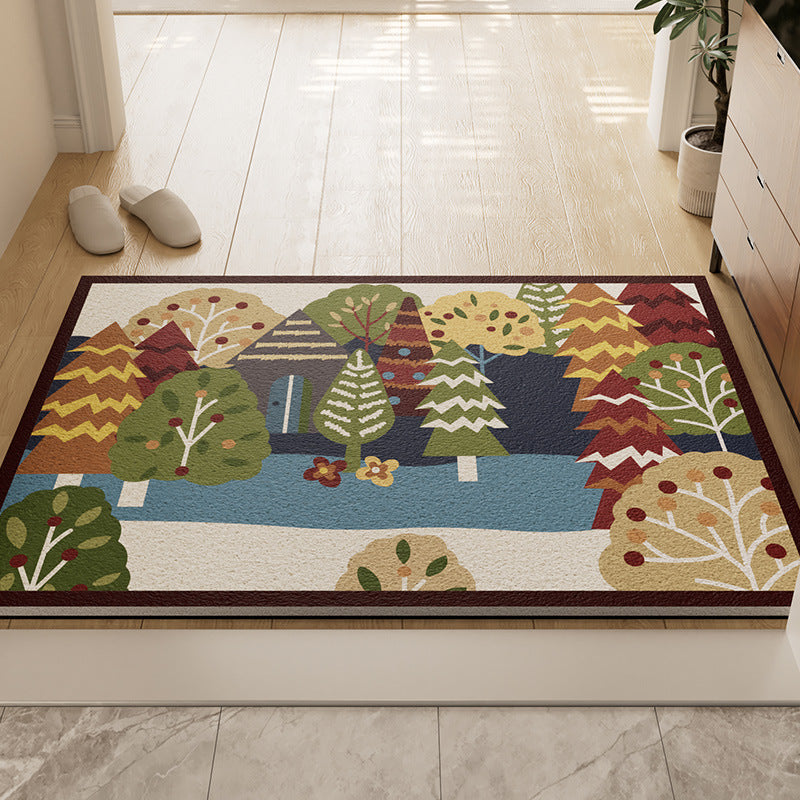 Forest-Themed Non-Slip Bath Mat Kalsten