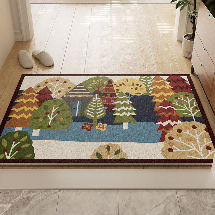 Forest-Themed Non-Slip Bath Mat Kalsten