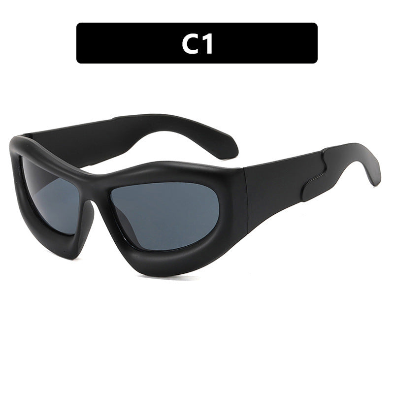 Women's Sporty Sunglasses with Futuristic Design Kalsten