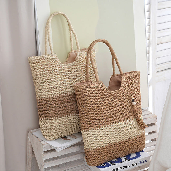 Stylish Handbag Made of Braided Material Kalsten