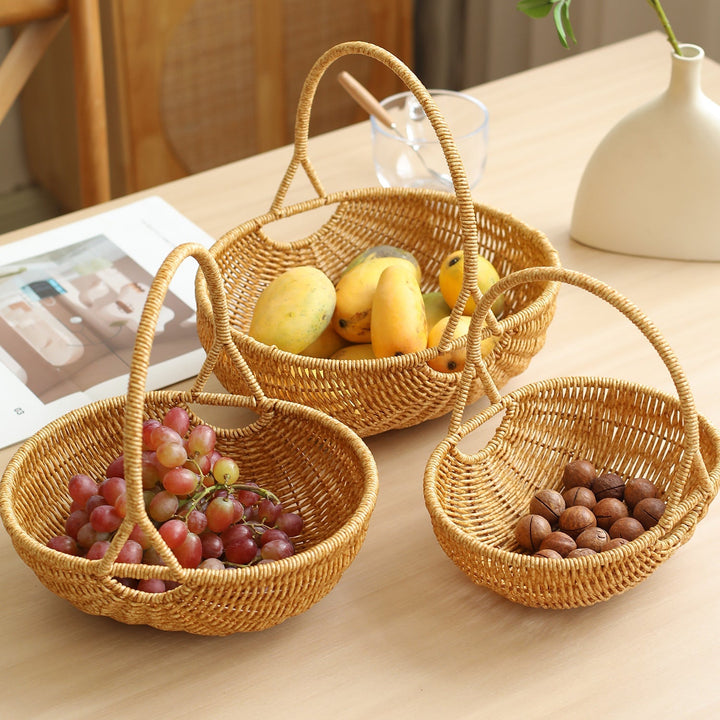 Handwoven Decorative Carrying Basket Kalsten