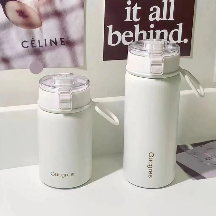 Women's vacuum flask with practical flip top and ergonomic design Kalsten