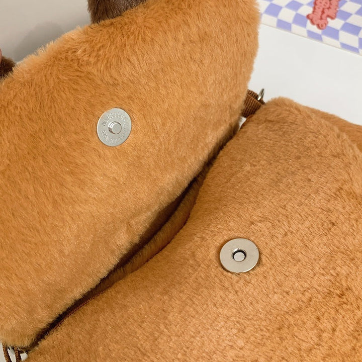 Plush Backpack In Pig Design Kalsten