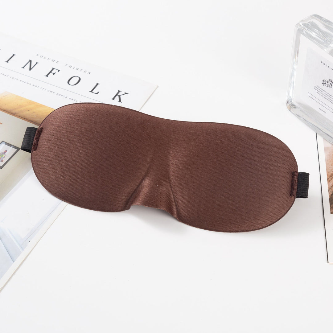 Unisex nan anatomically shaped sleep mask with formed eye sockets, lightweight foam core, and elastic comfort band Kalsten