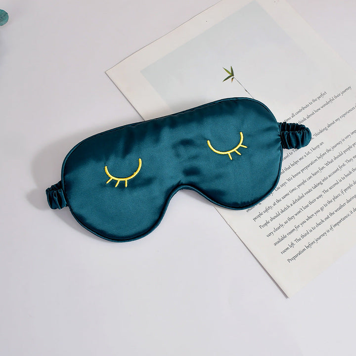 Unisex nan silky-soft eye mask with ergonomic contour and adjustable elastic band Kalsten