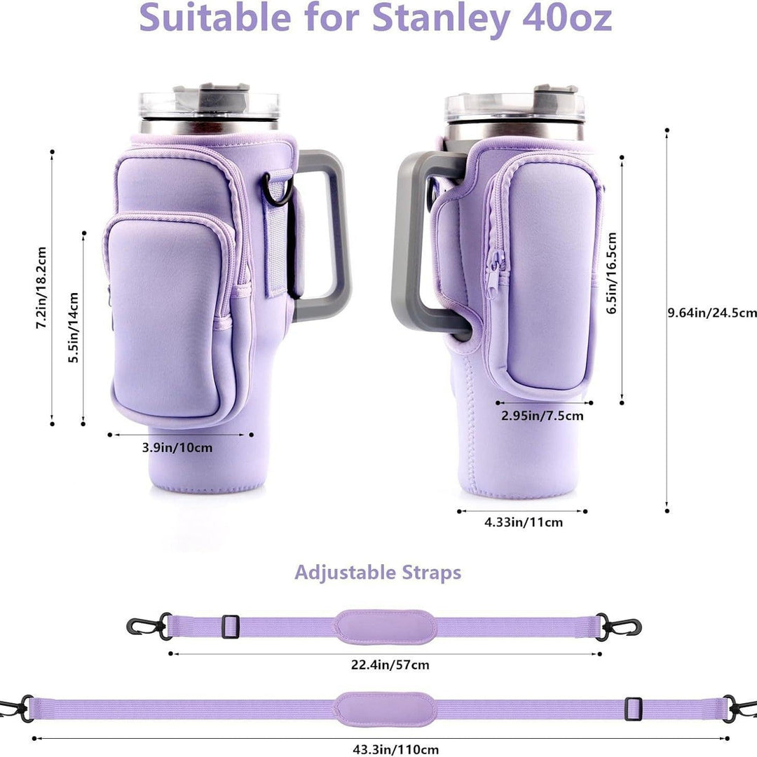 Unisex Portable Drink Container with Multifunctional Compartments Kalsten