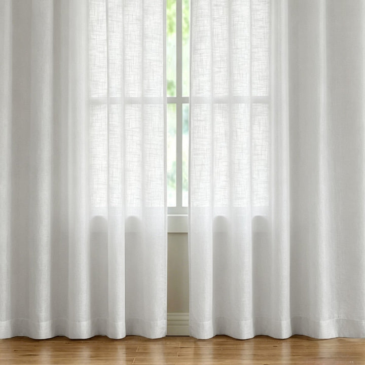 Sheer Linen Window Curtains Kalsten