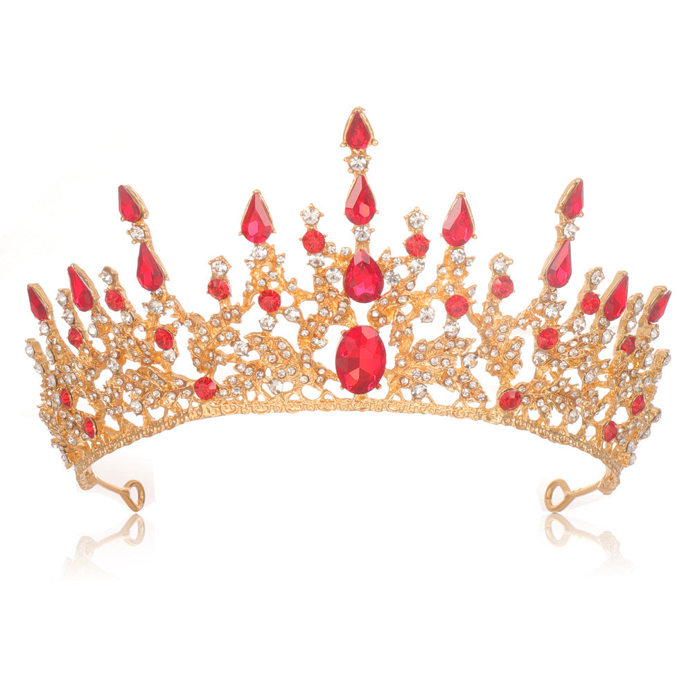 Women Elegant Tiara with Sparkling Crystals Kalsten