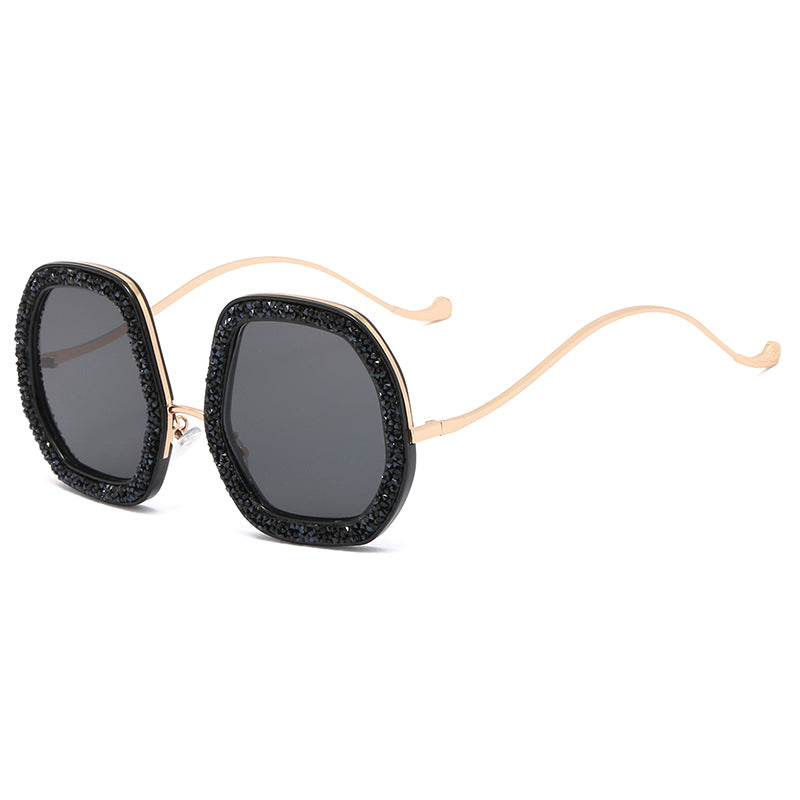 Ladies extravagant sunglasses with sparkling frame Kalsten