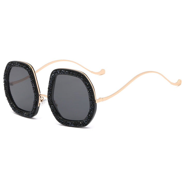 Ladies extravagant sunglasses with sparkling frame Kalsten