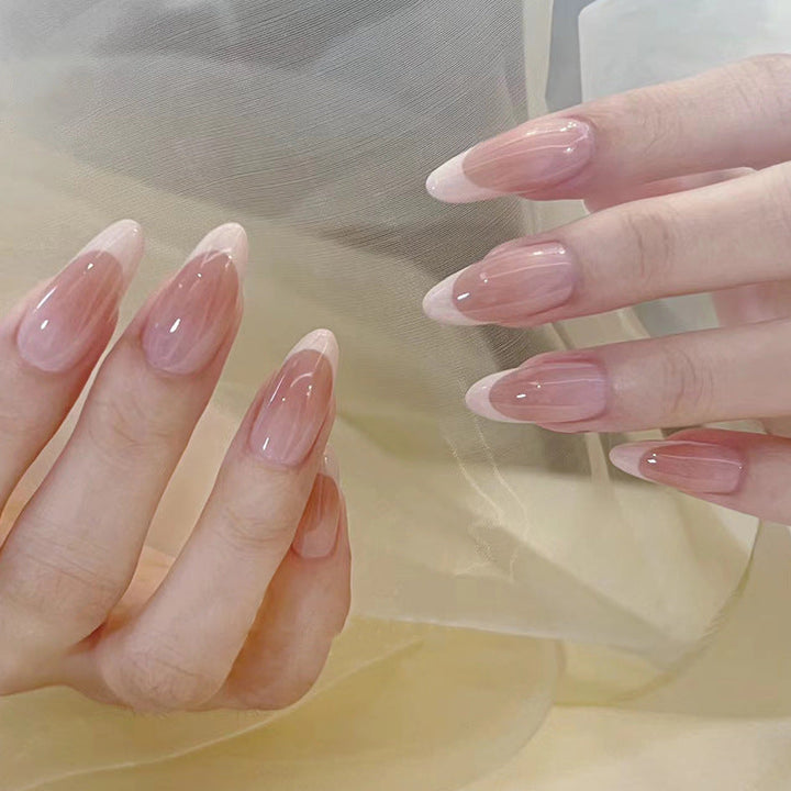 Elegant French Tip Press-On Nails Kalsten
