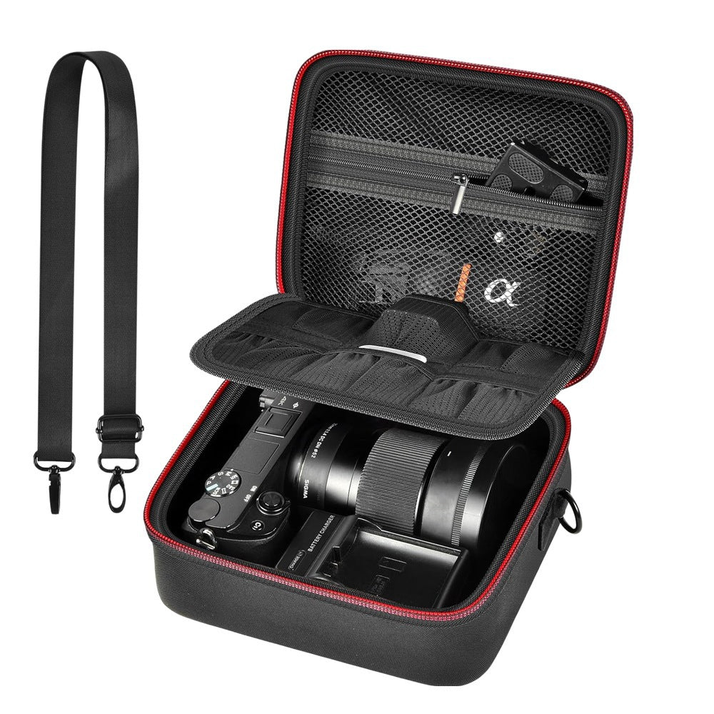 Camera bag with careful interior division Kalsten