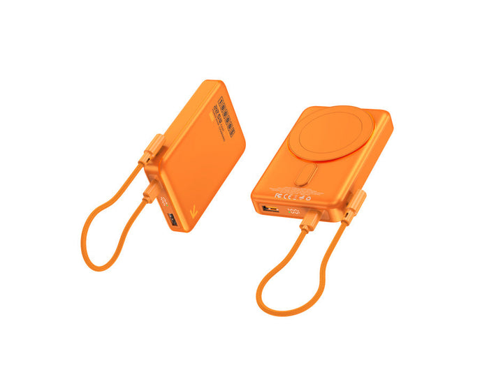 Portable power bank with inductive fast charging function and LED display Kalsten