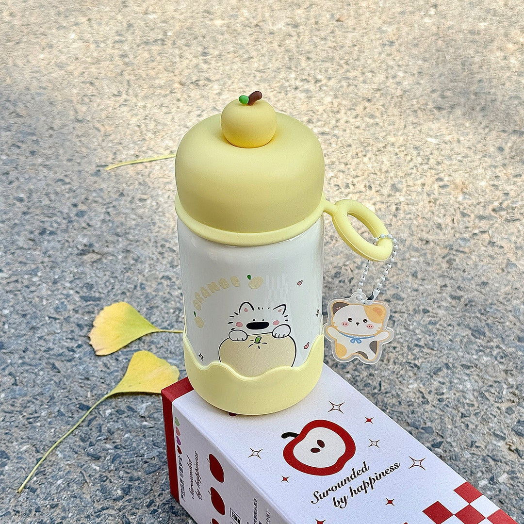 Women's water bottle with interactive fruit lid Kalsten