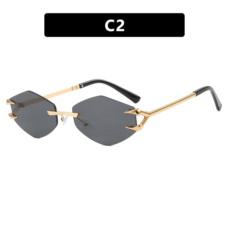Women's extravagant hexagonal sunglasses with innovative frame and UV protection Kalsten