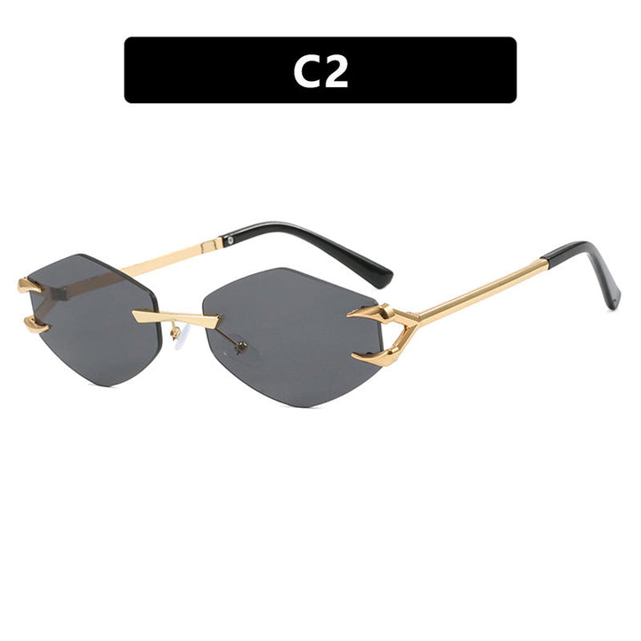 Women's extravagant hexagonal sunglasses with innovative frame and UV protection Kalsten