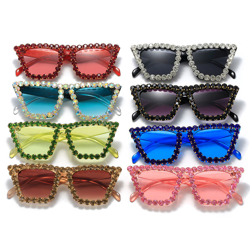 Women's extravagant sunglasses with glittering frame Kalsten