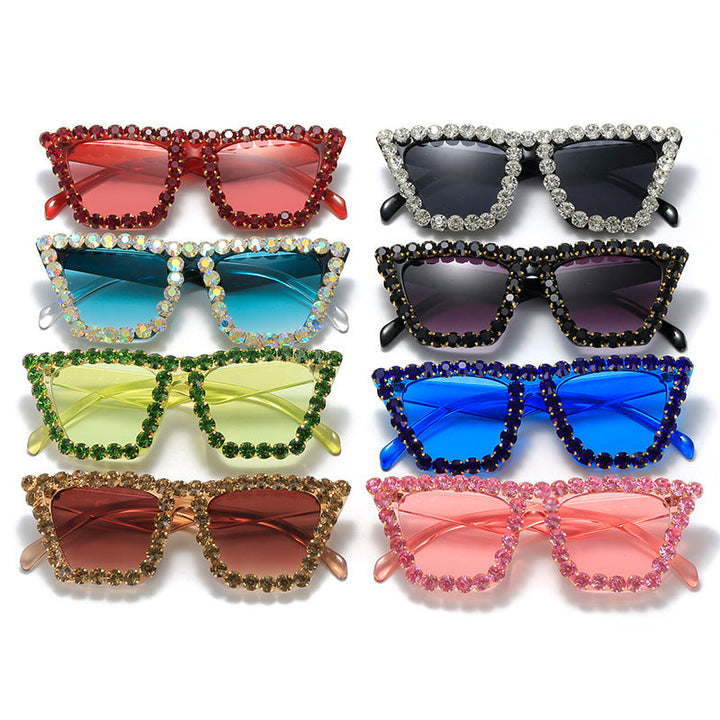 Women's extravagant sunglasses with glittering frame Kalsten