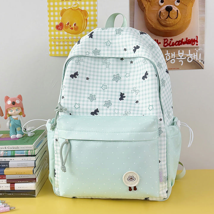 Girls' Cute Cartoon-Themed School Backpack