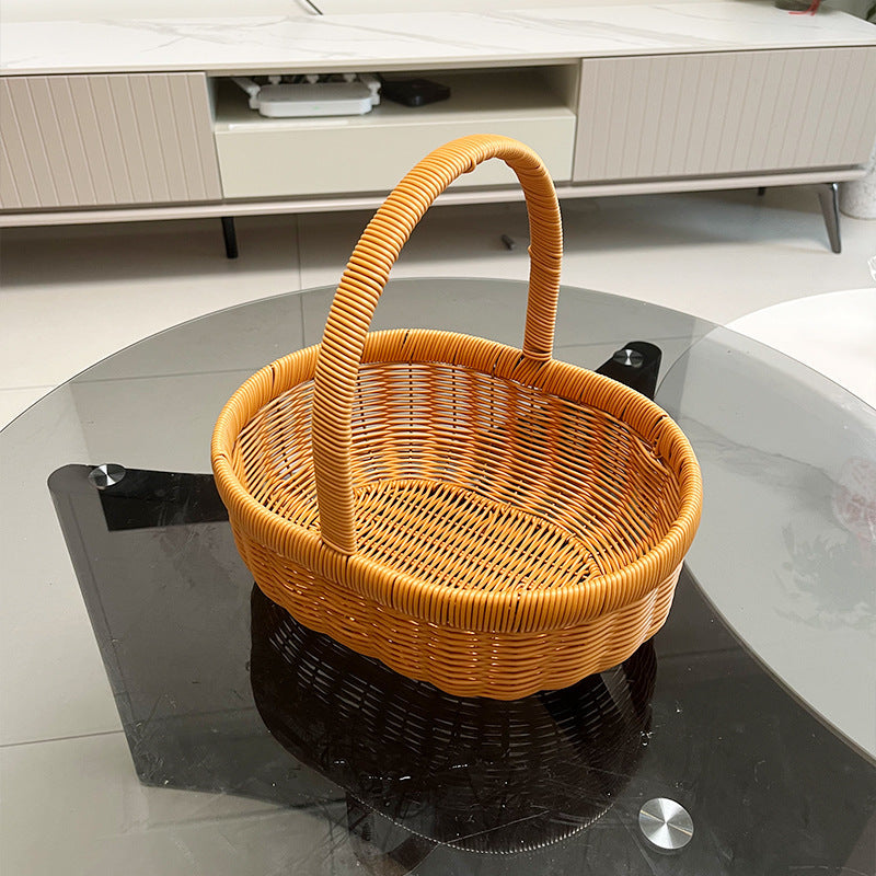 Women's Handwoven Shopping Basket Kalsten
