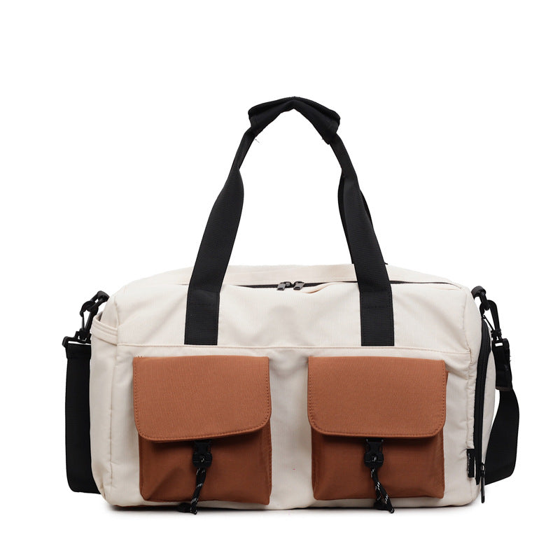 Multifunctional tote bag with comfortable shoulder padding and numerous outer pockets Kalsten