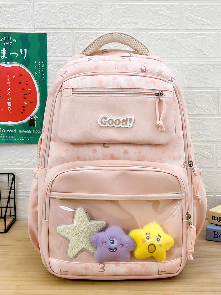 Cute Character Design Plush School Backpack