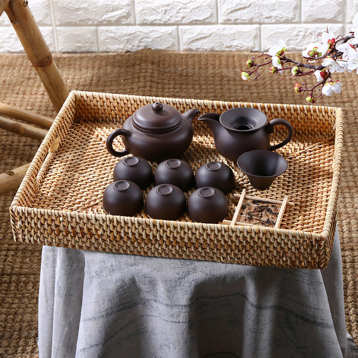 Unisex Handwoven Serving Tray Kalsten