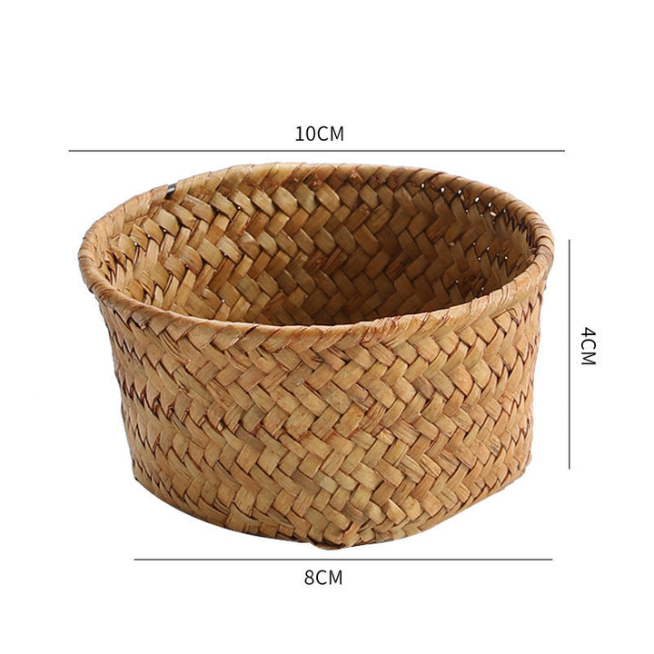 Handmade Natural Fiber Storage Basket Kalsten